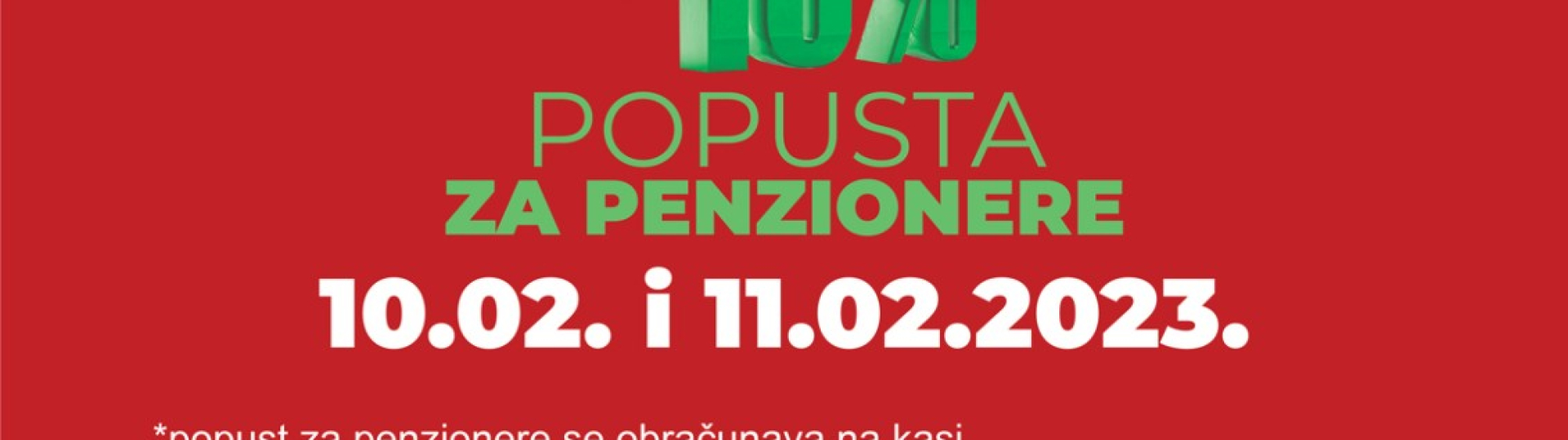 Popust za penzionere – nova ponuda marketa Čutura